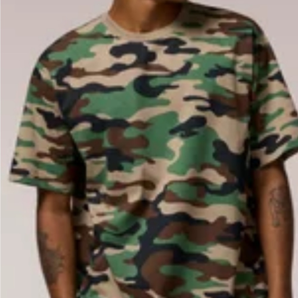 Camo Short Sleeve Tee for Men